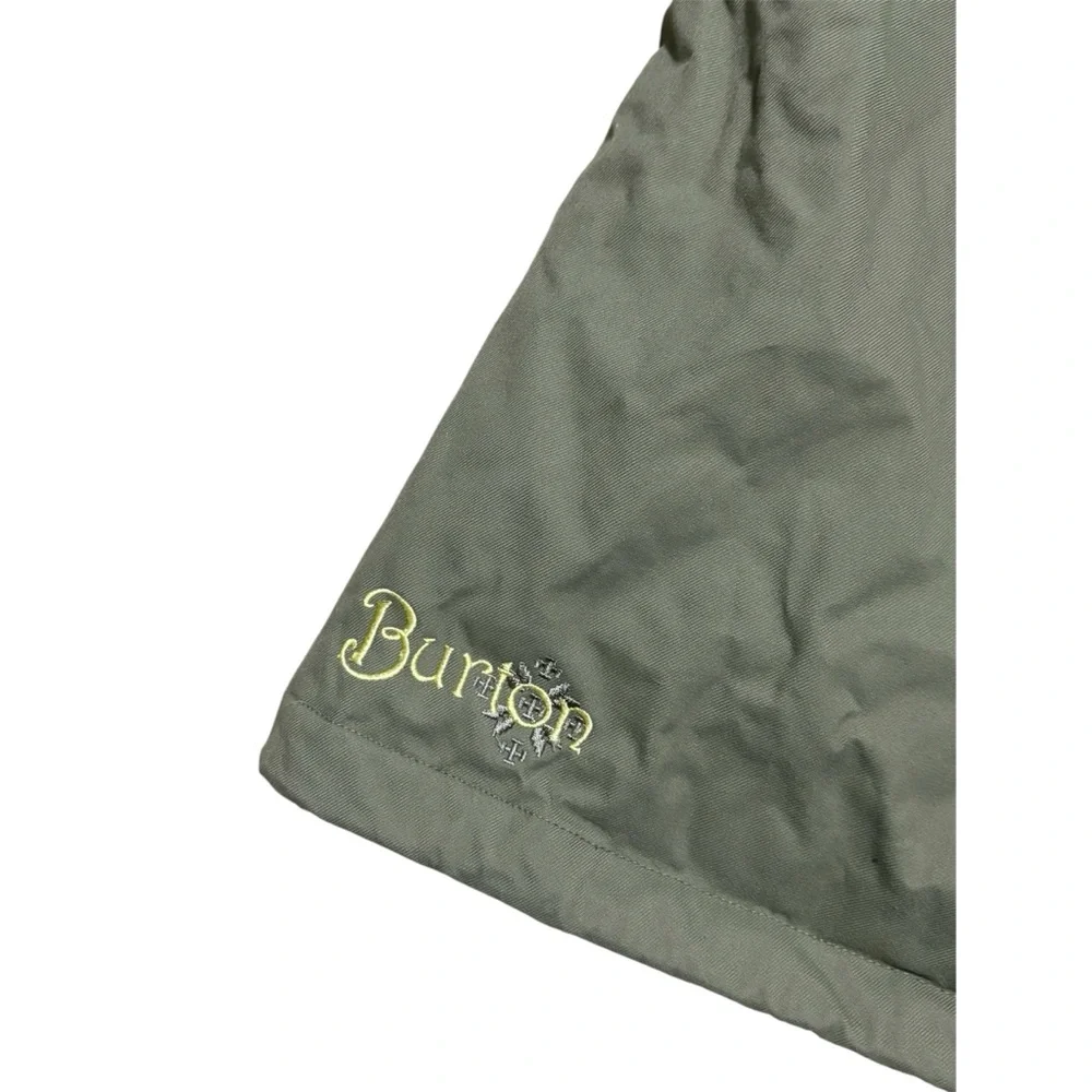 Burton olive green and lemon yellow ski/snowboard winter coat - Picture 8 of 10